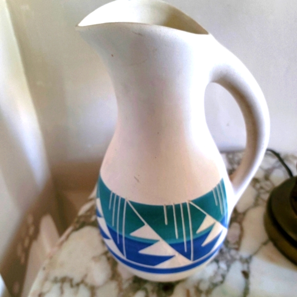 Vintage Sioux Pottery pitcher by Sioux Indians